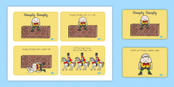 Humpty Dumpty Story Sequencing - A4, Humpty, Dumpty, stories