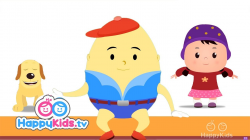 Humpty Dumpty Sat On A Wall - Nursery Rhymes For Kids And Children | Baby  Songs | HappyKids