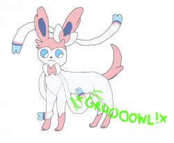 Hungry Sylveon by killhaloring on DeviantArt