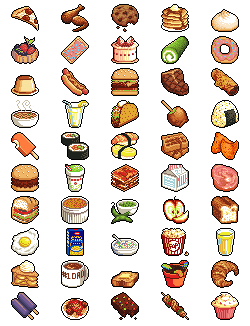 manstiel-geek: pixel food - CIPATER.NET | Pixels! | Pinterest | Como ...