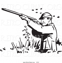 Hunter Shooting Clipart