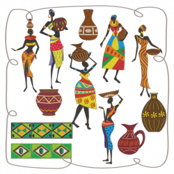 African Ladies | Pinterest | Machine embroidery, Embroidery designs ...