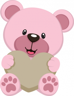 Pink Baby Bear - ibqKkpRLTsWFCJ.png - Minus | ositos | Pinterest ...