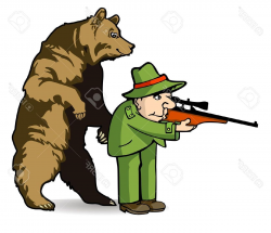 Best Free Bear Hunting Clip Art Library - Vector Art Library