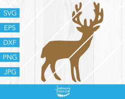 Deer SVG, Reindeer SVG, Hunting SVG, Deer Silhouette Svg, Deer Clipart,  Deer Vector, Deer Cut File, Christmas Deer Svg, Christmas Svg, Svg