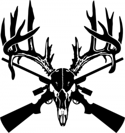 Download deer skull decal clipart Deer Decal Sticker | Deer ...