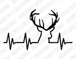Deer Heartbeat SVG, Hunting, Love for Hunting | Archery fun ...