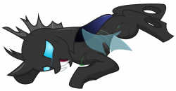 Defeated Changeling by Xyotic on DeviantArt