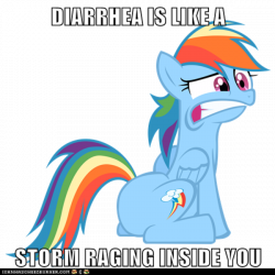 Rainbow diarrhea | My Little Pony: Friendship is Magic | Know Your Meme
