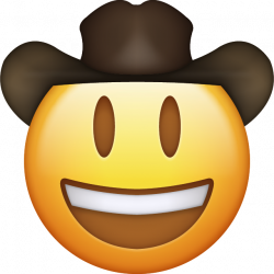 Emoji_Icon_-_Cowboy_emoji.png 640×640 pixels | Emoji | Pinterest ...