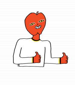 Apple Pain Sticker by nicole zaridze for iOS & Android | GIPHY