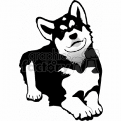 Royalty-Free Baby husky 128907 vector clip art image - illustration ...
