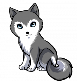 28+ Collection of Husky Drawing Cute | High quality, free cliparts ...