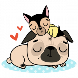Pug Life III - Emoji Stickers on Behance | Must Love Dogs ...