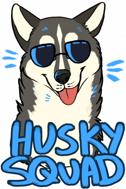 Updated colors for the HUSKY SQUAD!!! Merch available HERE ...