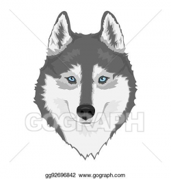 Vector Stock - Siberian husky dog. Stock Clip Art gg92696842 ...
