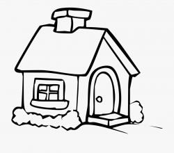 Hut Clipart Big House - Cartoon House Coloring Pages ...