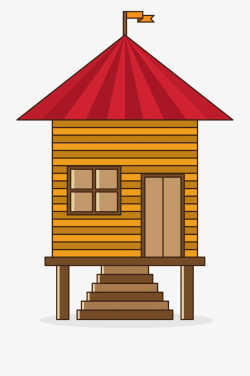 Cartoon Clip Art Red Roof Transprent Png Ⓒ - Log Cabin ...