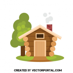 Small hut vector clip art | Architecture vector images ...