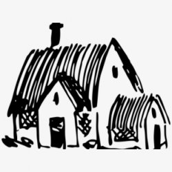 Hut Clipart Village Home - Old House Cartoon Png #2629652 ...