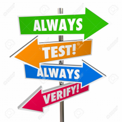 Always Test Verify Assumptions Hypothesis Theory Signs 3D | Clipart ...