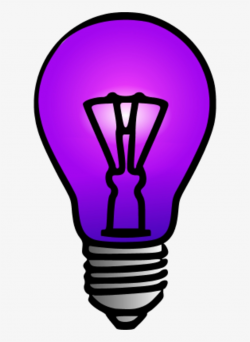 Light Bulb Clipart Purple - Hypothesis Clipart Transparent ...