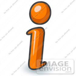 I clip art clip art graphic of an orange information i 34442 jester ...