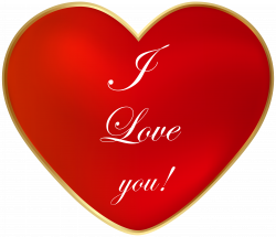 I Love You Heart Clip Art PNG Image | Gallery Yopriceville - High ...