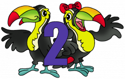 Numbers Clip Art by Phillip Martin, Number 2