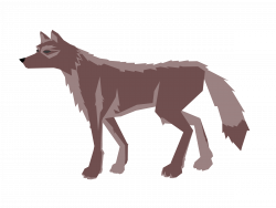 Clipart - wolf brown