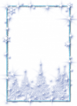 Large Christmas Transparent PNG Ice Photo Frame | Tél/Winter ...