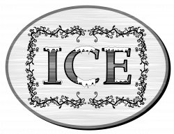Clipart - Ice Sign