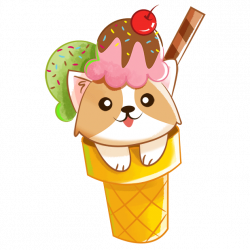Who wants ice cream? But wait what is this cutie doing here ...