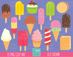 80% SALE ICE CREAM clipart, ice lolly graphics, cute ice cream