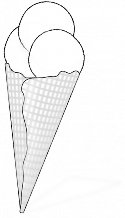 clipartist.net » Clip Art » food ice sweet ice black white line art SVG