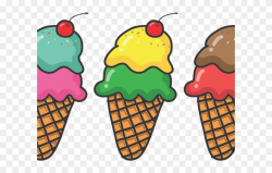 Cartoon Clipart Ice Cream - Ice Cream Sundae Free Clip Art ...
