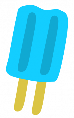 OnlineLabels Clip Art - Blue Popsicle