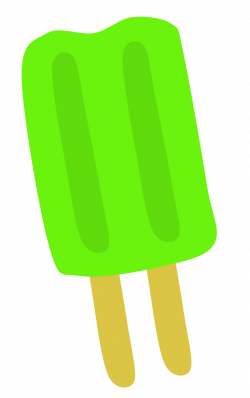 OnlineLabels Clip Art - Green Popsicle