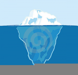 Tip Of The Iceberg Clipart | Free Images at Clker.com - vector clip ...