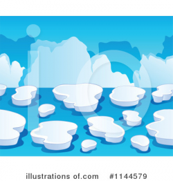 Iceberg Clipart #1144579 - Illustration by visekart