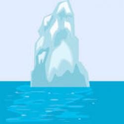 Iceberg Clip Art - Royalty Free - GoGraph