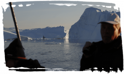 Greenland - Midnight sailing among the icebergs in Ilulissat