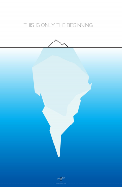 Tip Of The Iceberg - Poster | Tattoo in 2019 | Poster ...