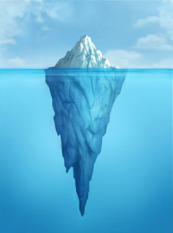 Iceberg Clipart underwater 2 - 350 X 473 | Dumielauxepices ...
