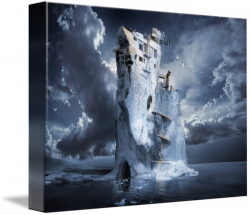 Ice Age Premonition or Infinite Iceberg Synthesize by George Grie