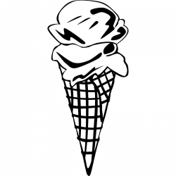 28+ Collection of Ice Cream Clipart Black And White Png | High ...
