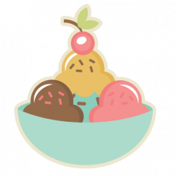 Ice cream bowl clipart - ClipartPost