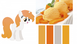 MLP (Closed) Mango Ice cream pony [Adoptable] by xXBrowniePawXx on ...