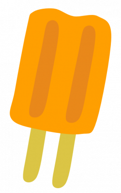 Orange Popsicle by Scout - A clipart of an orange Popsicle. | Candy ...