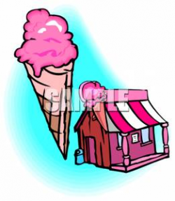 Clip Art Image: An Ice Cream Shoppe